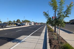 Lanes have reopened n Auburn Blvd as phase 2 of the Complete Streets Project wraps up. // SB Williams