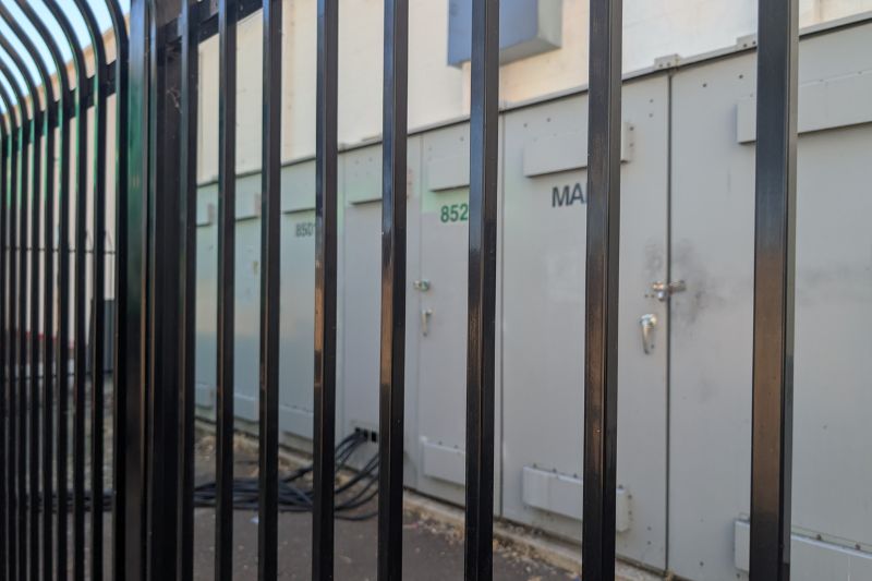 Thieves broke through the fence surrounding a series of electrical boxes behind 8525 and 8501 Auburn Blvd. and stole $90K in copper wiring. // SB Williams
