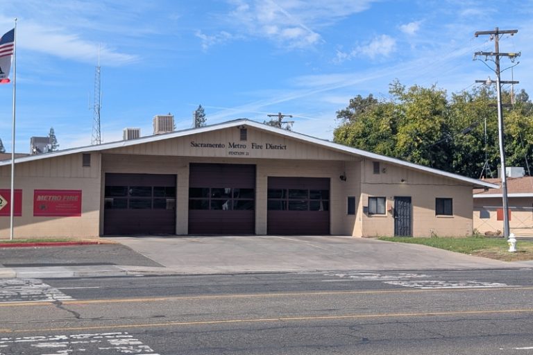 Metro Fire Station 23 located at 6421 Greenback Ln. could be getting a full remodel. // SB Williams