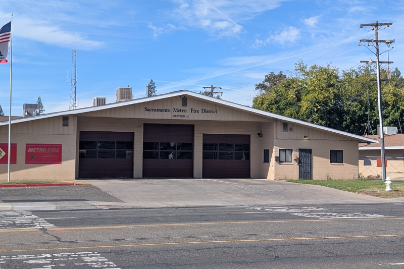 Metro Fire Station 23 located at 6421 Greenback Ln. could be getting a full remodel. // SB Williams
