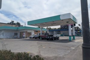 An old abandoned gas station located on Auburn Blvd. and Watson Way. // SB Williams