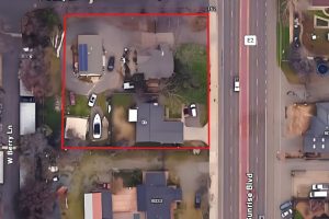 A three-home property with two associated addresses off Sunrise Boulevard is on the market for over $1M. // SB Williams