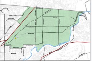A map of Los Rios Community College Trustee Area 2, which includes Citrus Heights, Fair Oaks and Carmichael. // Los Rios Community College District Website.