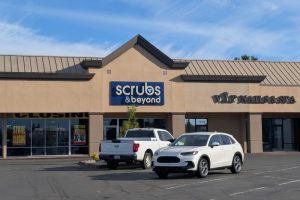 A medical clothing retailer on Greenback Lane in Citrus Heights is going out of business