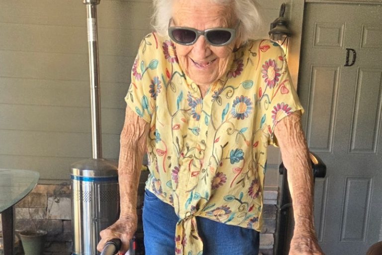 Citrus Heights resident Dorothy Lunsford, born in 1922, recently celebrated her 104th birthday. // Heather Lunsford