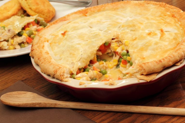 Chicken Pot Pie, stock photo
