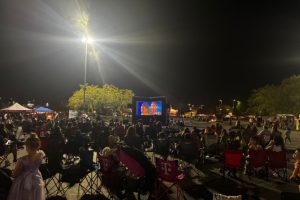 A harvest festival and movie night in 2023 drew crowds of people. // Sunrise MarketPlace