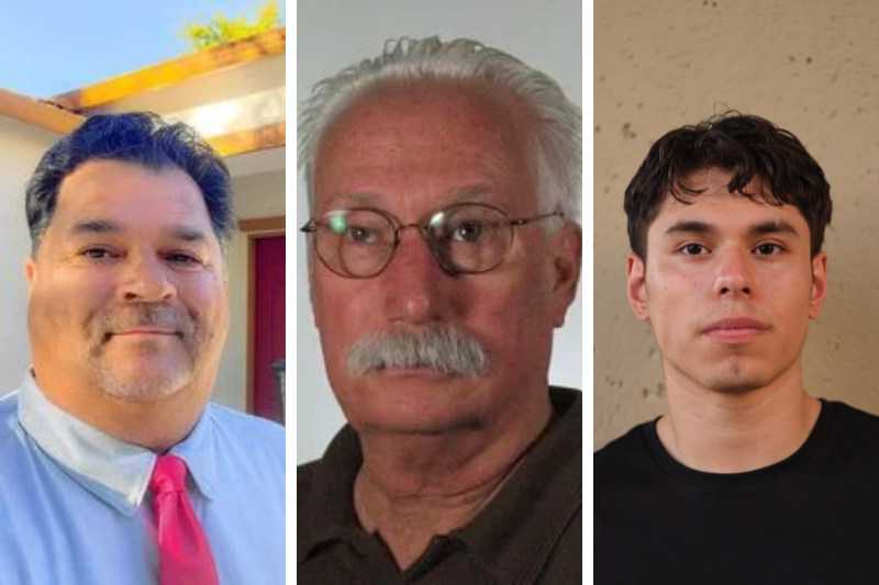 Three candidates are running for Sac Suburban Water District Division 3 - Andrew Saunders (left) Robert Wichert (middle) and David Franco (right). // Photos provided by candidates/or candidate campaign websites.